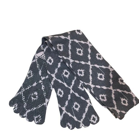 New Toesox Long Full toes socks with Grip, M - Picture 2 of 2